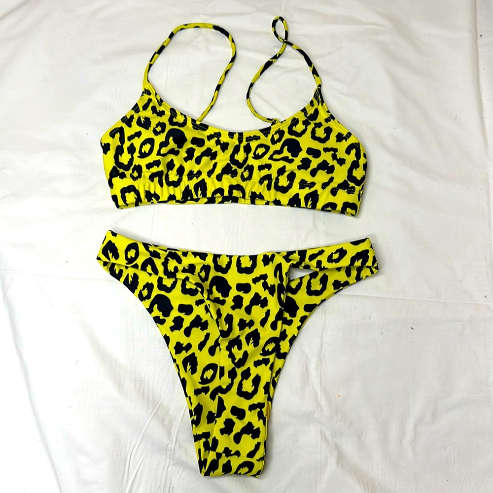 Neon Leopard Swimsuit